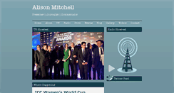 Desktop Screenshot of alison-mitchell.com