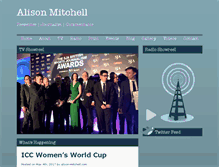 Tablet Screenshot of alison-mitchell.com